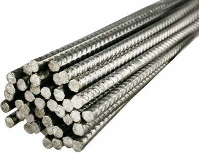 Fuchs Design 1,5 m Bewehrungsstahl 8 mm Moniereisen Inoxripp Baustahl 10 Stück