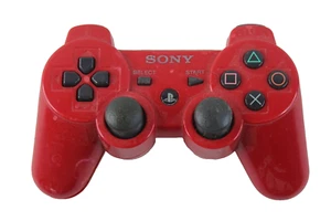 Sony Playstation 3 PS3 DualShock Red CECHZC2U Wireless Controller Parts/Repair - Picture 1 of 8