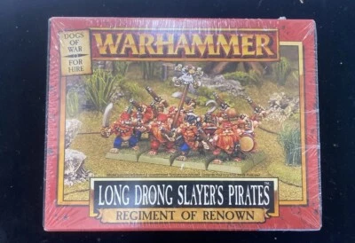 Warhammer Fantasy Old World Dwarf Long Drong Slayer Pirates -Classic-Dogs Of War - Image 1 of 4