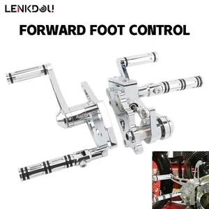 Chrome Billet Forward Control Kit For Harley Softail Street Bob Low Rider 18-24 - Picture 1 of 11