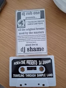 DJ Rob One Presents DJ Shame Traveling Through The Sample Land Cassette Mixtape - Picture 1 of 1