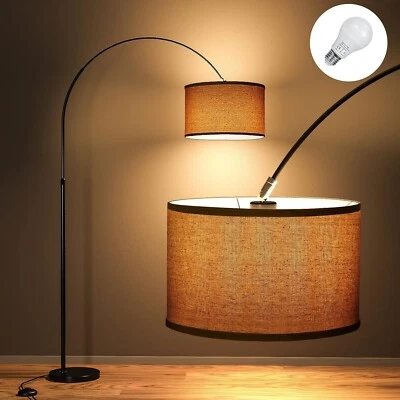 Stehlampe Stehleuchte Design Bogenlampe Leselampe Standleuchte Wohnzimmer E27 - Bild 1 von 4