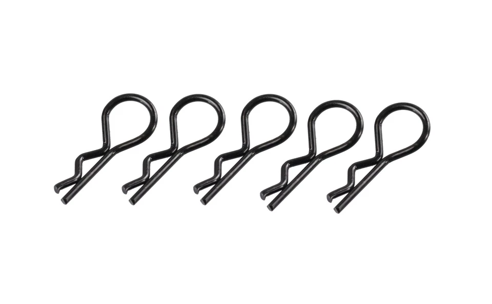 KAROSSERIESPLINTE FÜR 1:10 RC-CARS SCHWARZ 10 STÜCK. AMEWI 28213 - Bild 1 von 1