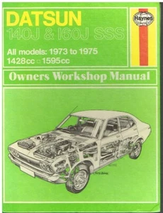 DATSUN VIOLET 710 SERIES 140J 160J SALOON ESTATE COUPE 1973-75 WORKSHOP MANUAL - Picture 1 of 1