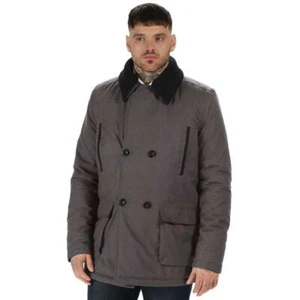 Regatta Mens Whitworth Waterproof Jacket Winter Coat Ash Grey - Picture 1 of 7