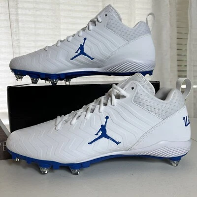Botines desmontables Nike Jordan Alpha Menace Pro 2 LW “UCLA” blancos para hombre talla 13 Foto 1 de 4