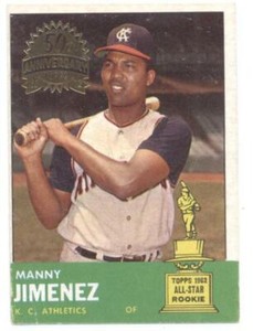 2012 Topps Heritage 1963 Buybacks #195 Manny Jimenez (50th Anniversary Logo)(Con