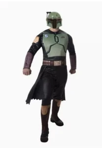 Star Wars The Book of Boba Fett Halloween Kostüm Erwachsene Herren SD Größe 32-34 Neu - Bild 1 von 2