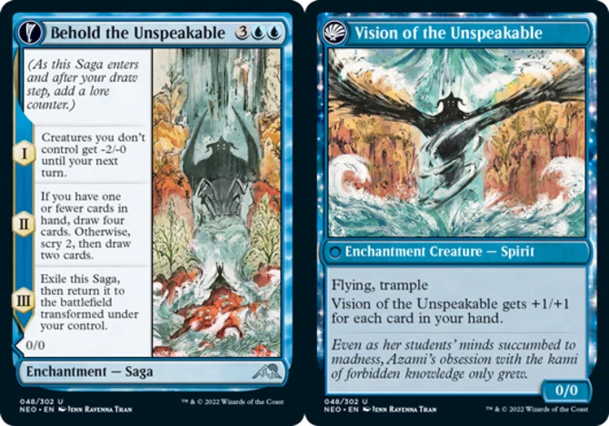 Kamigawa, Neon Destiny - Behold the Unspeakable // Vision of the Unspeakable - F - Image 1 of 1