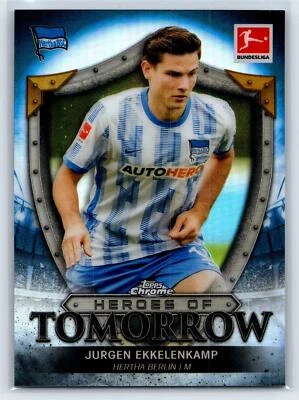 Jurgen Ekkelenkamp 2021-22 Topps Chrome Bundesliga Heroes of Tomorrow #HT-JE - Image 1 of 2