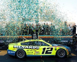 Ryan Blaney #12 2023 NASCAR Cup Champion 8"X10" Glossy Photo Print 10-AZX - Picture 1 of 1