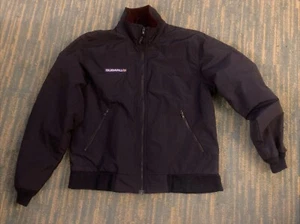 Subaru LL Bean Men’s Warm-up Jacket Fleece Lined Size Medium Blue - Picture 1 of 5