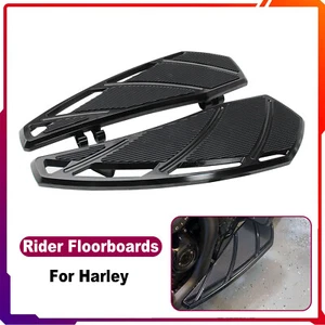 Fahrer Trittbrett Fußstütze Für Harley Touring Street Glide Road Glide Softail - Bild 1 von 13
