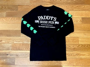 Paddy’s Irish Pub TShirt Size S Long Sleeve Clover Always Sunny in Philadelphia - Picture 1 of 7