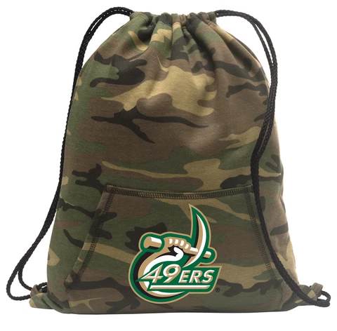UNC Charlotte Backpack CAMO UNCC Drawstring Bag Pack CLASSIC HOODY DESIGN! Cover