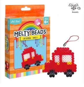 Kid's Art & Crafts Melty Beads Car Keyring Kit - Picture 1 of 5