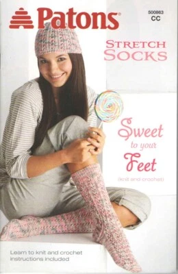 Sweet to Your Feet Patons Pattern Book 500863 - Image 1 of 4
