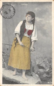 Old postcard celebrity / mendes / cabaret artist / woman 1900 / art nouveau - Picture 1 of 1