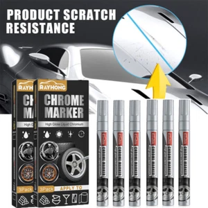 Liquid Mirror Chrome Car Scratch Remover Touch Up Pens Auto Paint Repair Art DIY - Picture 1 of 19