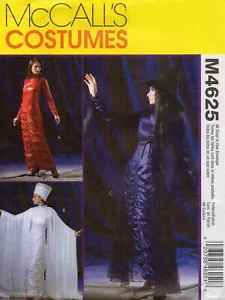 2004 Disfraz gótico egipcio patrón de costura talla única 8-22 McCall's 4625 fuera de imprenta - Imagen 1 de 3