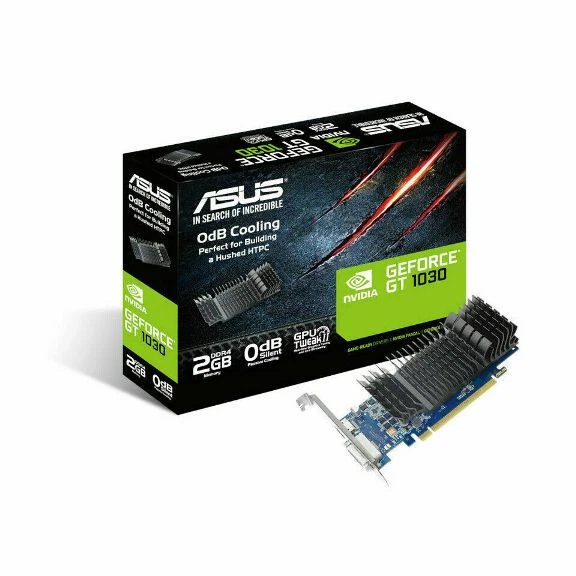 SCHEDA VIDEO ASUS NVIDIA GT1030 2GB GDDR5 LOW PROFILE GT1030-SL-2G-BRK - Immagine 1 di 1