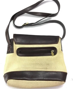 Liz Claiborne Purse Clutch Handbag Beige / Brown - Picture 1 of 7