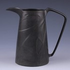 Urania Art Nouveau pewter cream jug designed by Friedrich Adler Dutch c.1900