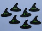 12 edible HALLOWEEN SCARY WITCH HAT cake topper decoration CUPCAKE FRIDAY 13TH