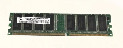  Samsung 256MB PC3200 DDR Memory Module PC3200U-30331-A1 - Image 1 of 2