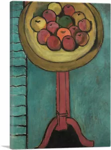 Tazón de manzanas ARTCANVAS sobre mesa 1916 lona estampado artístico por Henri Matisse - Imagen 1 de 14
