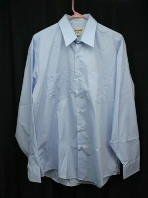 Camisa Campus De Colección Top Hombre Corte Completo Cola Larga Urbana Retro Azul Claro Mod L 16 Foto 1 de 3