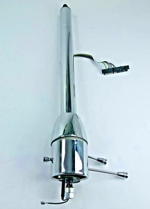 30'' Chrome Floor Shift Tilt Manual Steering Column No Key - Picture 1 of 2