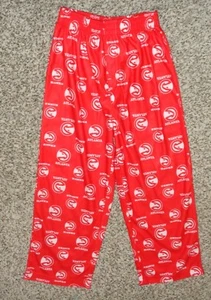 Boys NBA Atlanta Hawks Pajama Pants Red White Small 6-7 NEW  - Picture 1 of 3