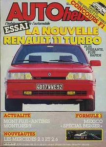 AUTO HEBDO Nr. 544 15.10.1986 GP MEXICO R11 TURBO TVR 350 - Bild 1 von 1