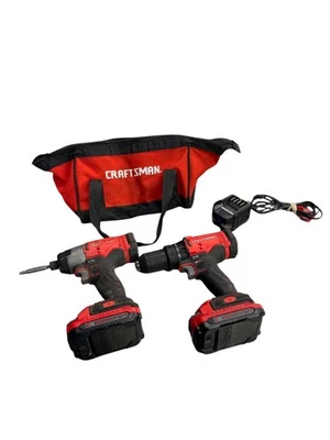 CRAFTSMAN CMCF800 IMPACT DRILL & CMCD700 1/2" DRILL COMBO (AL-DC) (PPJ054273) - Image 1 of 4