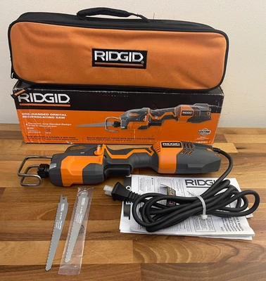 RIDGID R3031 One-Handed Orbital Reciprocating Saw New with 2 New Ridgid Blades - Image 1 of 4