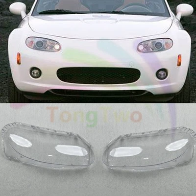 Nueva cubierta de lente de faro delantero + pegamento para Mazda MX-5 Roadster cupé 06-08 Foto 1 de 4