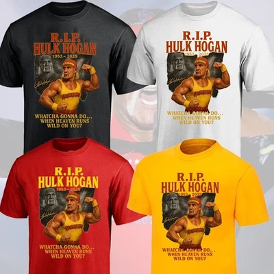 R.I.P Hulk Hogan Hulkamania 1953 -2025, The Hulkster Live Forever, Brother Shirt - Image 1 of 2