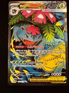 Pokémon TCG Mega Venusaur ex 155/132 Mega Evolution - Holo, Full Art, Textur - Bild 1 von 3