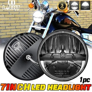 7" 240W LED Headlight DOT Projector Fit Honda Shadow VT VT1100 VT750 VT600 VF750 - Picture 1 of 12