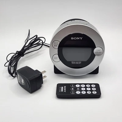 Sony Dream Machine ICF-C7IP AM/FM Radio Alarm Clock iPod Dock w/ Remote Tested - Image 1 of 4