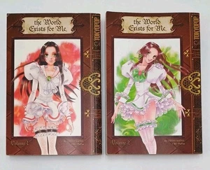 The World Exists for Me By Chiho Saitou Volume 1 & 2 Dark Fantasy Manga Lot - Picture 1 of 9