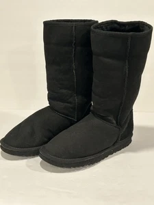 UGG Australia Mujer’s Clásico Alto 5815 Negro Talla 10 Piel de Oveja, Gamuza - Imagen 1 de 11