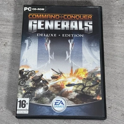 Command & Conquer Generals Deluxe Edition PC Game - w/Manual + Expansion Pack - Image 1 of 3