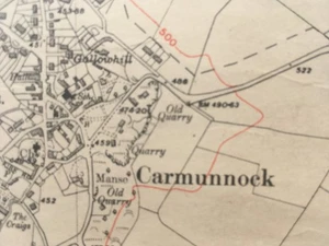 Prov. Edition Topo Map of Carmunnock Quarter Sheet Lanarkshire X. SE. - Picture 1 of 8
