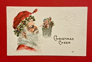 Präge-AK Ansichtskarte, Weihnachtsmann Puppe, ca. 1915 - Bild 1 von 3
