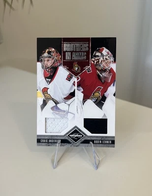 2011-12 Limited Brothers In Arms Materials #9, Craig Anderson Robin Lehner /199 - Image 1 of 2