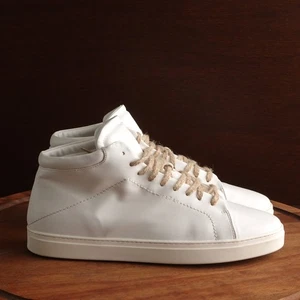 Yatay Sneaker Herren Gr. EU 44 US 11 Weiß Neven High Top Vegan Leder Schuh Italy - Bild 1 von 16