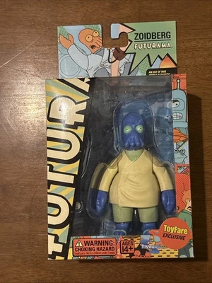 Futurama Toynami Alternate Universe 蓝色 Zoidberg 公仔 - Toyfare 限定全新 — 第 1/4 张图片
