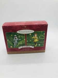 Hallmark Elfi Amici Ornamenti Set di due 2001 - Foto 1 di 3